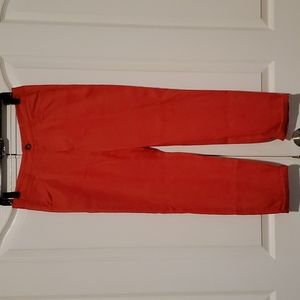 Obey pleated red slacks